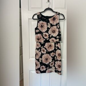 Ivanka Trump-Floral Print Sleeveless Dress (Scuba Knit Material). New w/o Tags